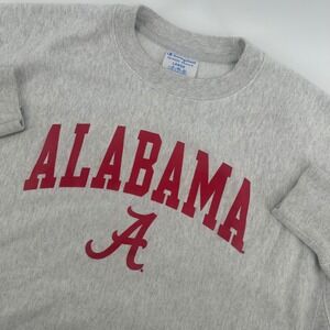 Champion Reverse Weave Alabama Crimson Tide Sweatshirt Mens Large NCAA Retro